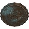 Ekena Millwork Oxford Ceiling Medallion, Hand-Painted Bronze Blue Patina, 16 7/8"W x 11 3/4"H x 1 1/2"P CM16OXBBS - alternate 4